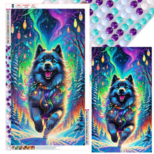 Load image into Gallery viewer, Diamond Painting - Full Round - Erha running under the aurora (40*70CM)
