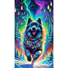 Load image into Gallery viewer, Diamond Painting - Full Round - Erha running under the aurora (40*70CM)
