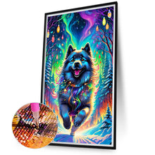 Load image into Gallery viewer, Diamond Painting - Full Round - Erha running under the aurora (40*70CM)
