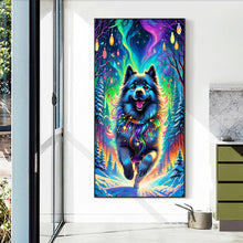 Load image into Gallery viewer, Diamond Painting - Full Round - Erha running under the aurora (40*70CM)
