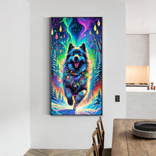 Load image into Gallery viewer, Diamond Painting - Full Round - Erha running under the aurora (40*70CM)
