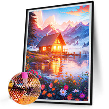 Load image into Gallery viewer, Diamond Painting - Full Round - seaside cabin (40*50CM)
