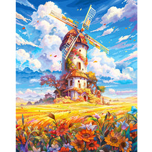 Load image into Gallery viewer, Diamond Painting - Full Round - floral pinwheel (40*50CM)
