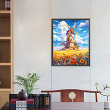 Load image into Gallery viewer, Diamond Painting - Full Round - floral pinwheel (40*50CM)

