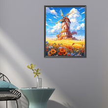 Load image into Gallery viewer, Diamond Painting - Full Round - mountain windmill (40*50CM)

