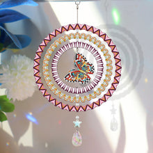 Load image into Gallery viewer, Suncatcher Crystal Painting Ornaments Butterfly Mandala Smiley for Kid DIY Craft
