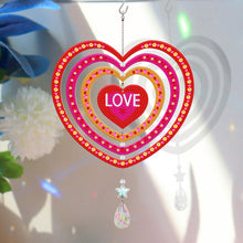 Load image into Gallery viewer, Suncatcher Crystal Painting Ornaments Butterfly Mandala Smiley for Kid DIY Craft
