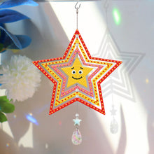 Load image into Gallery viewer, Suncatcher Crystal Painting Ornaments Butterfly Mandala Smiley for Kid DIY Craft
