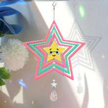 Load image into Gallery viewer, Suncatcher Crystal Painting Ornaments Butterfly Mandala Smiley for Kid DIY Craft
