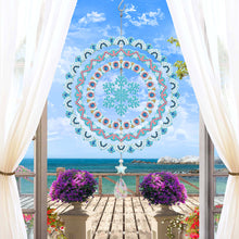 Load image into Gallery viewer, Suncatcher Crystal Painting Ornaments Butterfly Mandala Smiley for Kid DIY Craft
