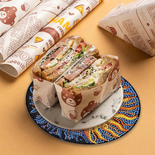 Load image into Gallery viewer, 4PCS Wooden Diamond Painted Placemats for Dining Table Decor (Sun and Moon)
