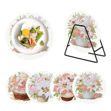 Load image into Gallery viewer, 4PCS Wooden Diamond Painted Placemats for Dining Table Decor (Bouquet #9)
