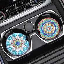 Load image into Gallery viewer, 6PCS Acrylic Diamond Painting Car Coasters for Adults Kids Beginner (Mandala)
