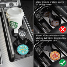 Load image into Gallery viewer, 6PCS Acrylic Diamond Painting Car Coasters for Adults Kids Beginner (Mandala)
