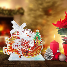 Load image into Gallery viewer, Diamond Painting Ornament Kits for Office Desktop Decor (Santa Delivers Present)

