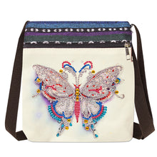 Load image into Gallery viewer, Special Shaped Diamond Painting Tote Bag for Adults Home Organizer (Butterfly)
