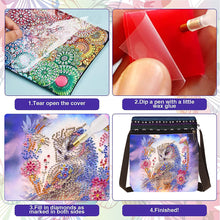Load image into Gallery viewer, Special Shaped Diamond Painting Tote Bag for Adults Home Organizer (Owl)
