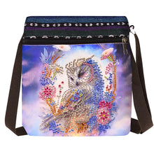 Load image into Gallery viewer, Special Shaped Diamond Painting Tote Bag for Adults Home Organizer (Owl)
