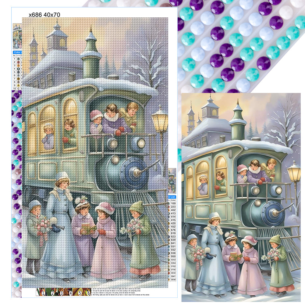 Diamond Painting - Full Round - train (40*70CM)