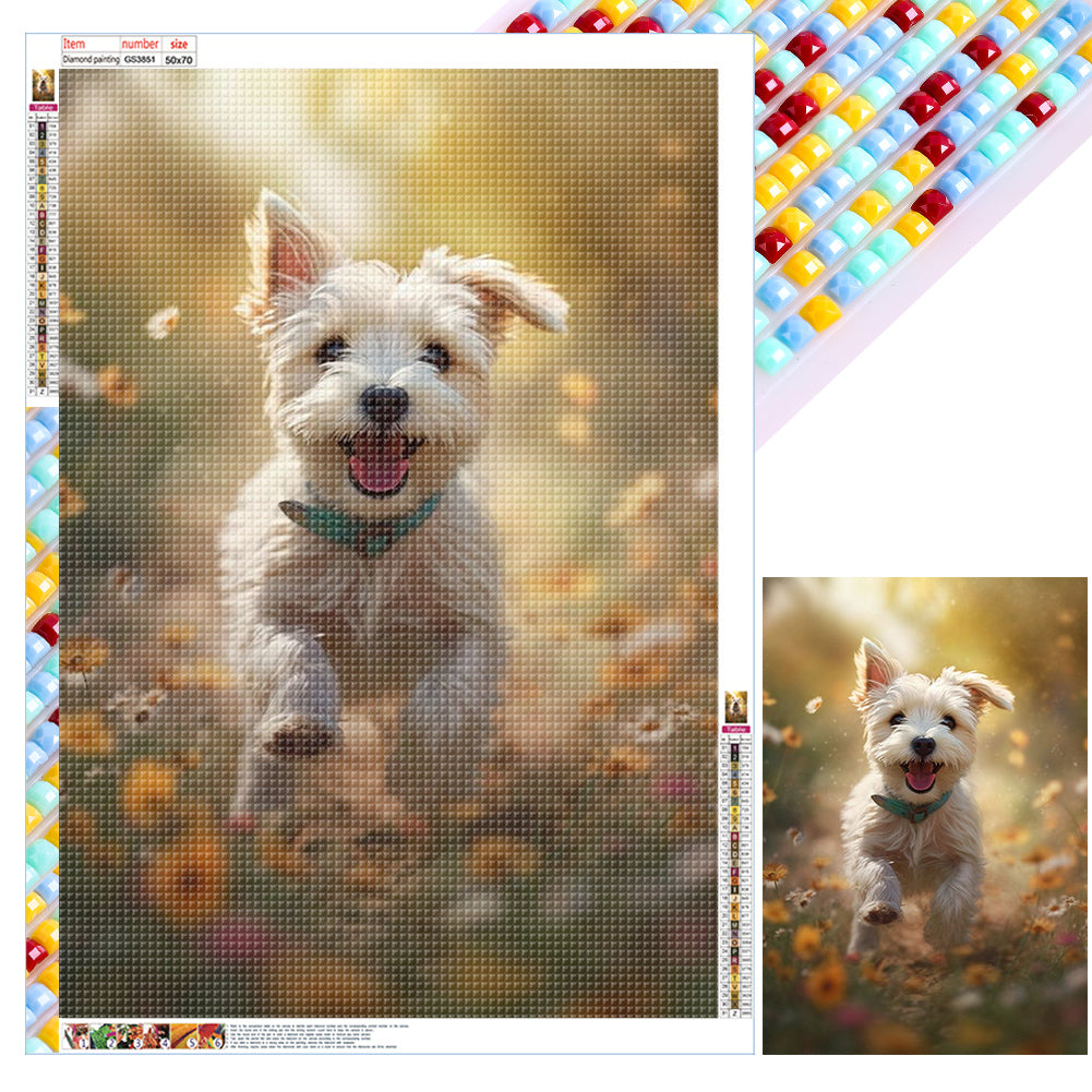 Diamond Painting - Full Square - puppy (50*70CM)