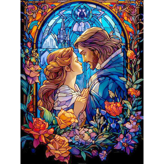 Diamond Painting - Full Round - beauty and prince (30*40CM)