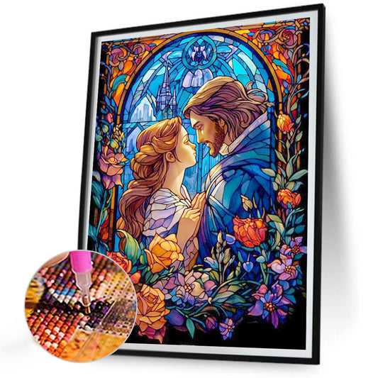 Diamond Painting - Full Round - beauty and prince (30*40CM)