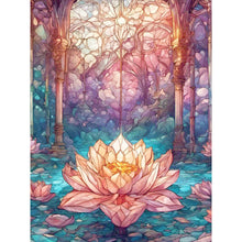 Load image into Gallery viewer, Diamond Painting - Full Round - lotus pond palace (30*40CM)
