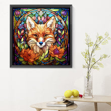 Load image into Gallery viewer, Diamond Painting - Full Round - glass art fox (30*30CM)
