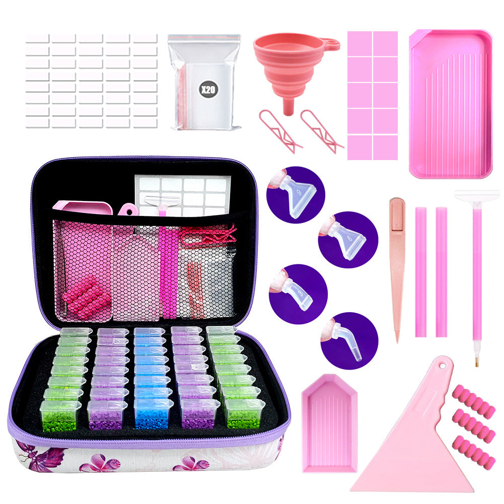 Craft Jewelry Beads Storage Case 40/60 Bottles Diamond Art Accessories Organizer