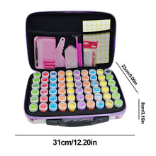 Load image into Gallery viewer, Craft Jewelry Beads Storage Case 40/60 Bottles Diamond Art Accessories Organizer

