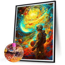 Load image into Gallery viewer, Diamond Painting - Full Round - Planets and astronauts (30*40CM)
