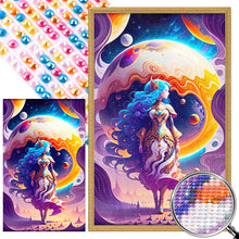 Load image into Gallery viewer, AB Diamond Painting - Full Round - planet goddess (30*50CM)

