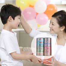 Load image into Gallery viewer, 12 Rolls Color Tape Flower Washi Tape Set for DIY Crafts(Flower Hot Stamping 01)
