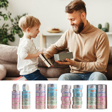 Load image into Gallery viewer, 12 Rolls Color Tape Flower Washi Tape Set for DIY Crafts(Flower Hot Stamping 01)
