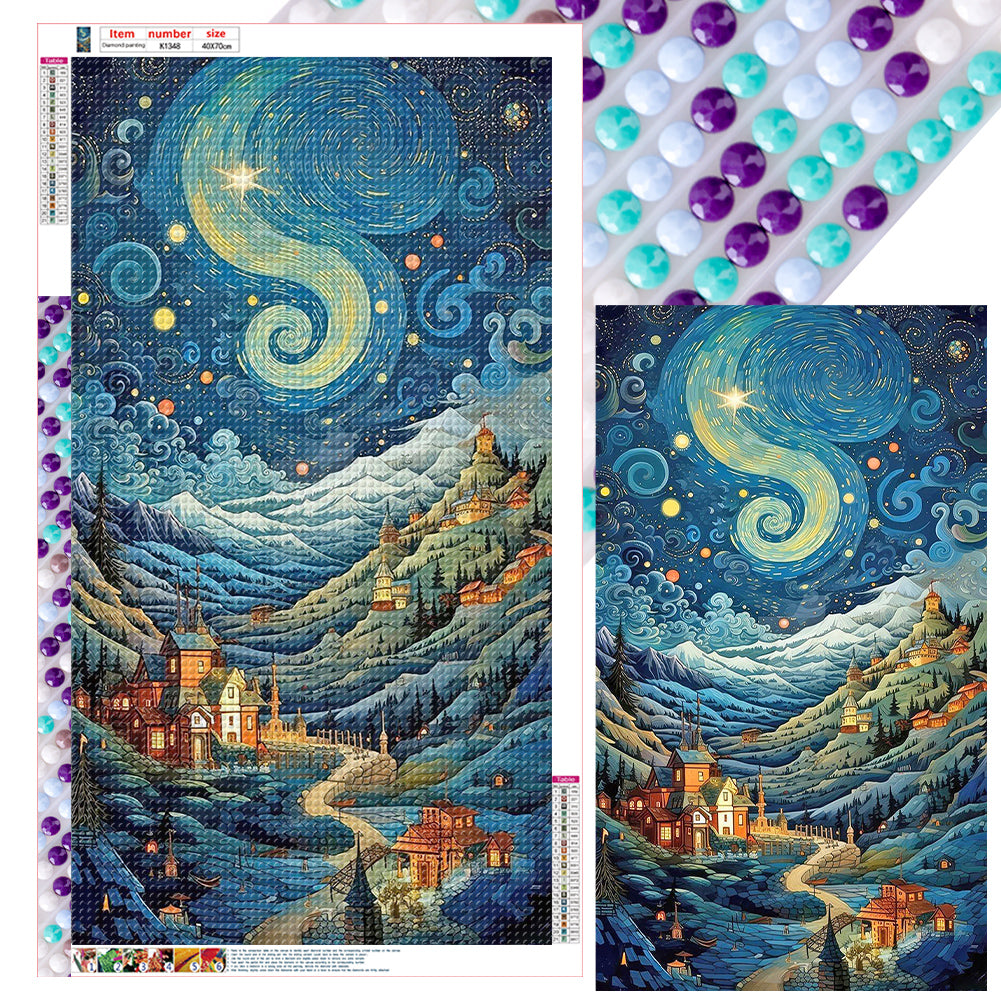 Diamond Painting - Full Round - abstract world (40*70CM)