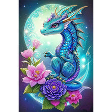 Load image into Gallery viewer, Diamond Painting - Full Round - Flowers and Dragons (40*60CM)
