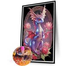 Load image into Gallery viewer, Diamond Painting - Full Round - Flowers and Dragons (40*60CM)
