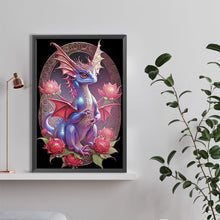 Load image into Gallery viewer, Diamond Painting - Full Round - Flowers and Dragons (40*60CM)
