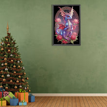 Load image into Gallery viewer, Diamond Painting - Full Round - Flowers and Dragons (40*60CM)
