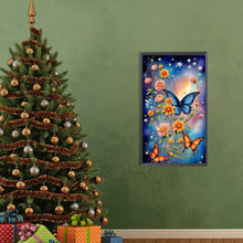 Load image into Gallery viewer, Diamond Painting - Full Round - flowers and butterflies (35*60CM)
