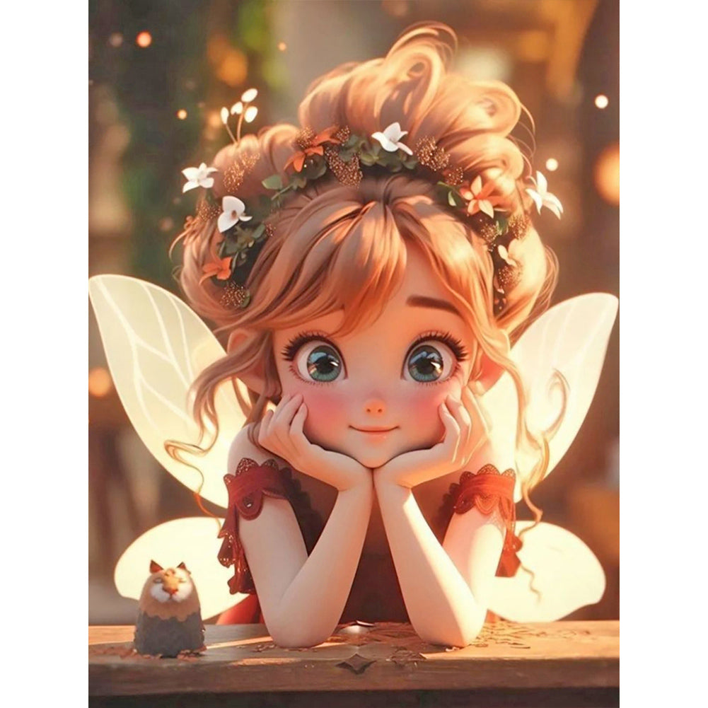 Diamond Painting - Full Round - elf fairy (30*40CM)