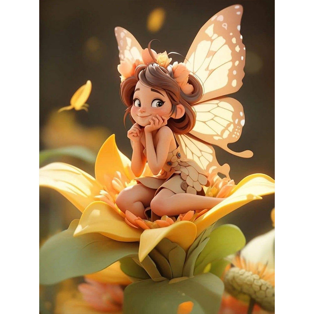Diamond Painting - Full Round - elf fairy (30*40CM)