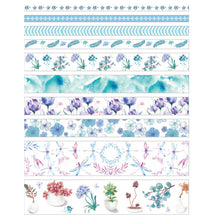 Load image into Gallery viewer, 10 Rolls Adhesive Tape Washi Tape Set Color Tape for DIY Craft(Lancel Colour 01)
