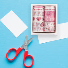 Load image into Gallery viewer, 10 Rolls Adhesive Tape Washi Tape Set Color Tape for DIY Craft(Peach Blossom 05)
