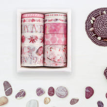 Load image into Gallery viewer, 10 Rolls Adhesive Tape Washi Tape Set Color Tape for DIY Craft(Peach Blossom 05)
