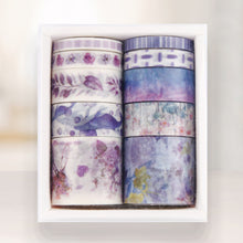 Load image into Gallery viewer, 10 Rolls Adhesive Tape Washi Tape Set Color Tape (Occasion of Spring 08)
