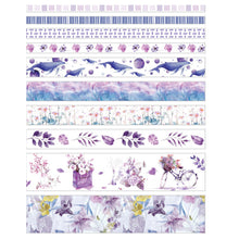 Load image into Gallery viewer, 10 Rolls Adhesive Tape Washi Tape Set Color Tape (Occasion of Spring 08)
