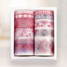 Load image into Gallery viewer, 10 Rolls Adhesive Tape Washi Tape Set Color Tape for DIY Craft(Mulberry Tree 09)
