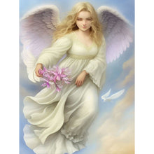 Load image into Gallery viewer, AB Diamond Painting - Full Round - Flower-carrying angel (30*40CM)
