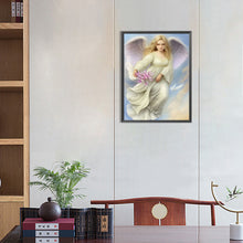 Load image into Gallery viewer, AB Diamond Painting - Full Round - Flower-carrying angel (30*40CM)
